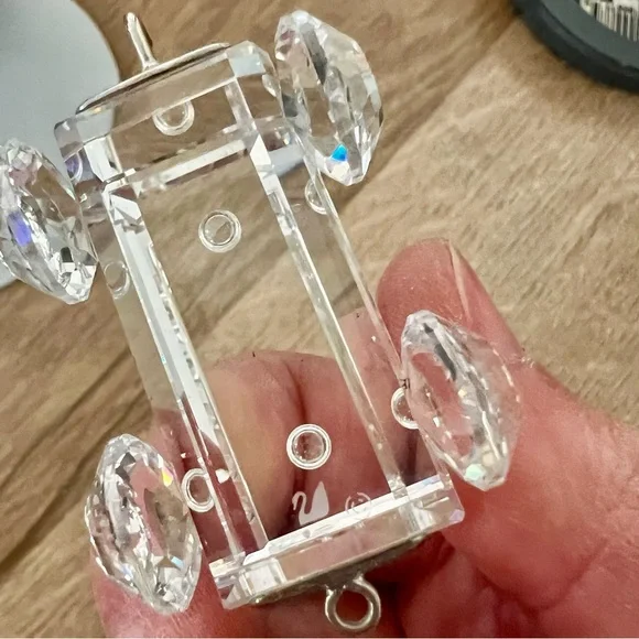3 PCs NIB Vtg Swarovski Crystal "When We Were Young" Train Cars Wagon Carriage‎ - Picture 5 of 6